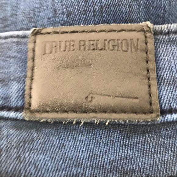 True Religion HALLE Medium Wash Denim Mid Rise Skinny Jeans - Picture 12 of 16